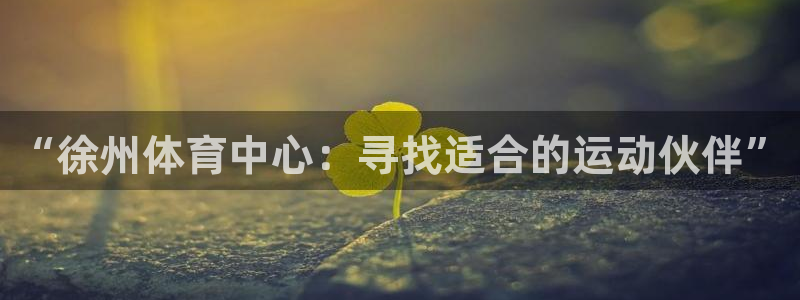 77体育app下载官网：“徐州体育中心：寻找适合的运动伙伴”